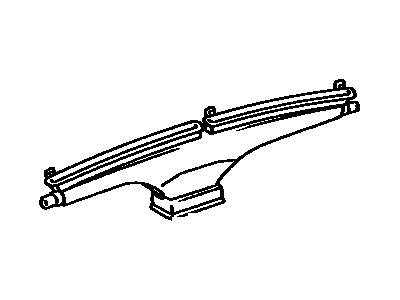 Lexus 55950-60040 Nozzle Assy, Defroster