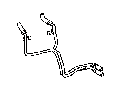 Lexus 87209-60301 Hose Sub-Assy, Water, B