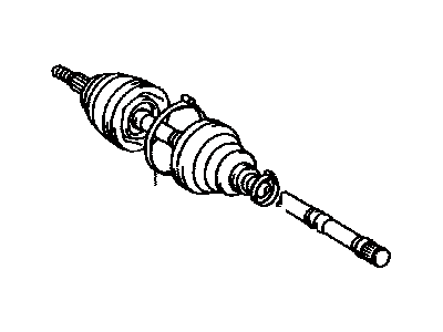 Lexus 42345-48030 Clamp, Rear Drive Shaft