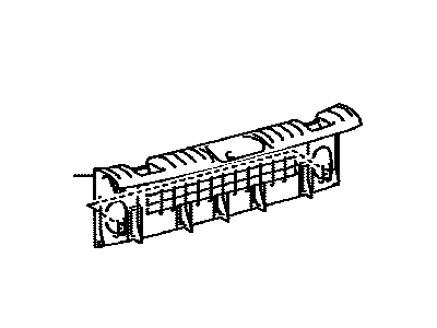 Lexus 64716-60040-B1 Cover, Deck Trim, Rear