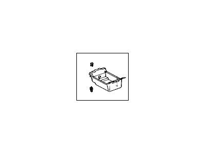 Lexus 58912-30190 Box, Rear Console, Lower