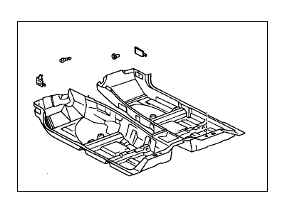 Lexus 58510-3K540-A0 Carpet Assy, Front Floor, Front