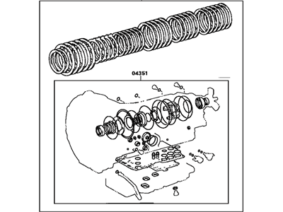 1999 Lexus GS300 Automatic Transmission Overhaul Kit - 04352-30061