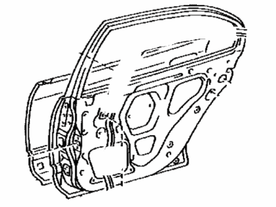 Lexus 67003-30550 Panel Sub-Assy, Rear Door, RH