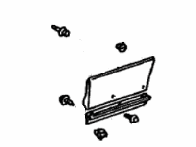 Lexus 75076-30060-E1 Moulding Sub-Assy, Rear Door, Outside LH