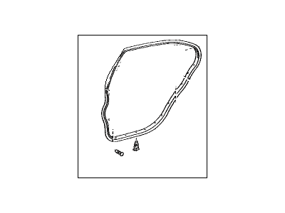 Lexus GS430 Door Seal - 67872-30241