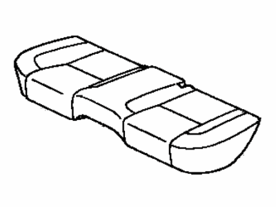 Lexus 71075-3A451-C3 Rear Seat Back Cover (For Bench Type)