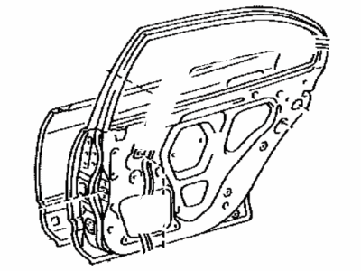 Lexus 67004-30550 Panel Sub-Assy, Rear Door, LH