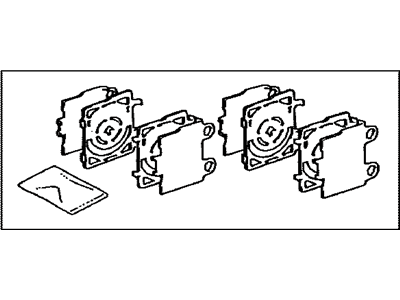 Lexus 04946-53010 Shim Kit, Anti Squeal(For Rear Disc Brake)