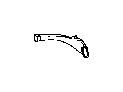 Lexus 55972-30130 Duct, Side Defroster Nozzle, NO.2