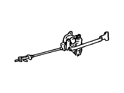 Lexus 77030-30110 Lock Sub-Assy, Fuel Filler Opening Lid