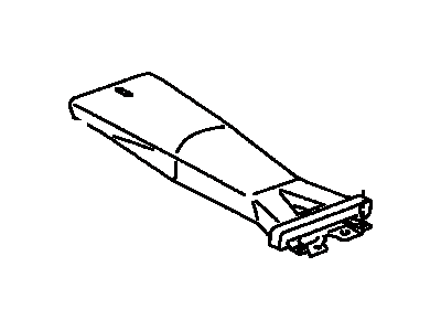 Lexus 87215-30270 Duct, Air, Rear NO.4