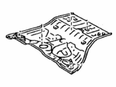 Lexus 58211-30906 Pan, Center Floor