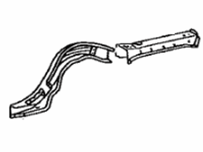 Lexus 57602-30910 Member Sub-Assy, Rear Floor Side, LH