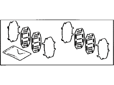 Lexus 04945-30140 Shim Kit, Anti Squeal, Front