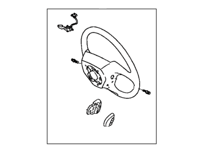 Lexus 45100-3A040-B1 Steering Wheel Assembly