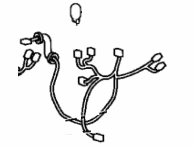 Lexus 82153-30492 Wire, Rear Door, NO.1