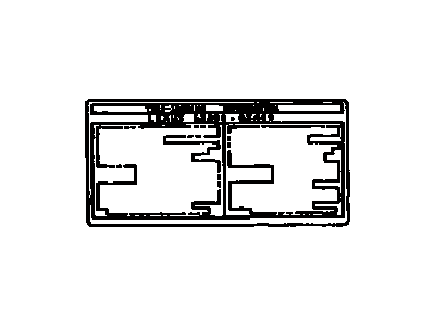 Lexus 42661-30690 Label, Tire Pressure Information