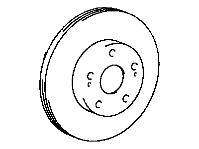 Lexus 43512-53010 Disc, Front