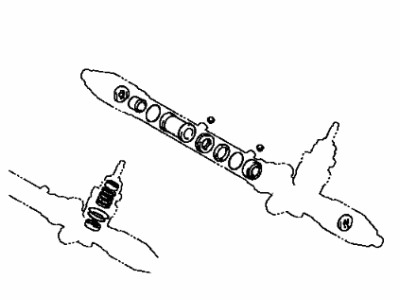 Lexus 04445-30251 Gasket Kit, Power Steering Gear(For Rack & Pinion)