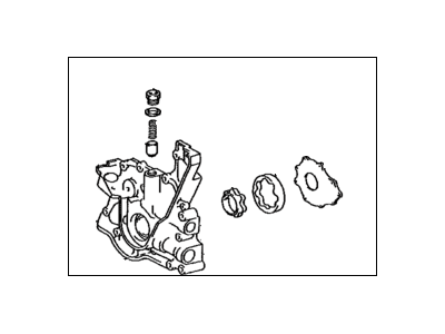 Lexus 15100-50040 Pump Assembly, Oil