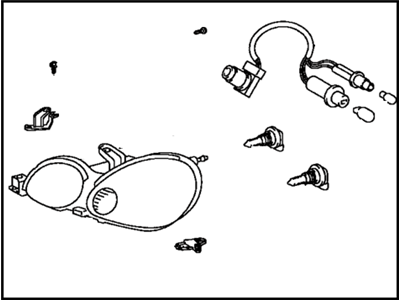 Lexus 81110-3A490 Headlamp Assembly, Right