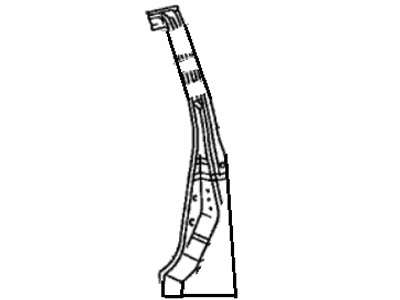 Lexus 61048-30010 Reinforcement Sub-Assy, Center Body Pillar, Center LH