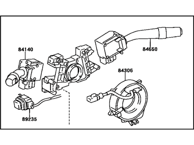 Lexus GS400 Turn Signal Switch - 84310-3F170