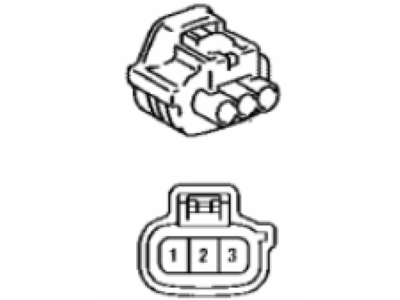 Lexus 90980-10981 Housing, Connector F