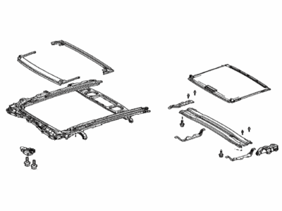 Lexus 63200-76030-C1 Housing Assembly Sun Ro