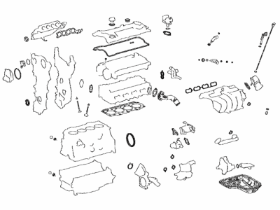 Lexus 04112-24061 GASKET KIT, ENGINE V