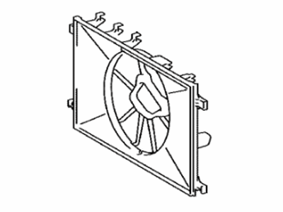 2022 Lexus UX200 Fan Shroud - 16711-24130