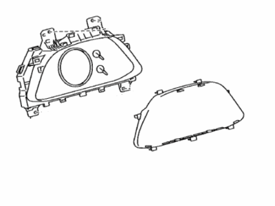 Lexus 83800-76B61 Meter Assembly, COMBINAT