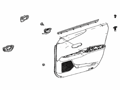 Lexus 67610-76100-C1 Panel Assembly, FR Door