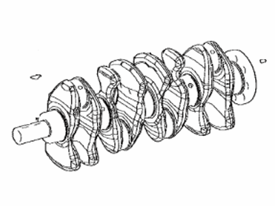 Lexus 13401-24020 CRANKSHAFT Sub-Assembly