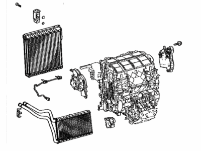 Lexus 87050-76260 Radiator Assembly, Air C