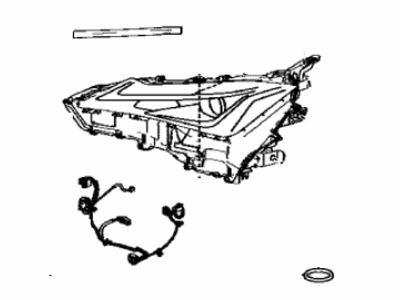 Lexus 81145-76310 Headlamp Unit With Gas