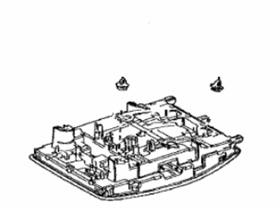 Lexus 81208-33011-C0 LAMP SUB-ASSY, MAP