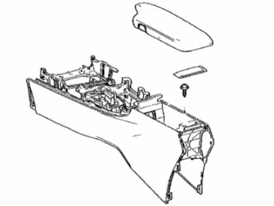 Lexus UX250h Center Console Base - 58910-76040-N3