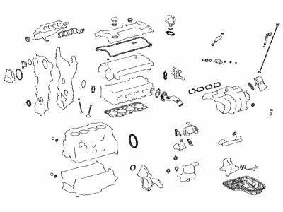 Lexus 04111-24140 Gasket Kit, Engine O