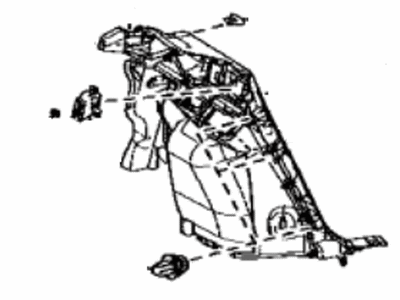 Lexus 64740-76170-C0 Panel Assembly, Deck Tri