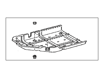 Lexus 77606-48080 Protector Sub-Assy, Fuel Tank, NO.1