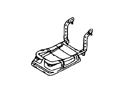 Lexus 71031-48010 Frame Sub-Assy, Center Seat Cushion