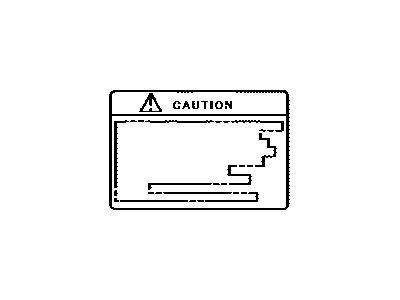 Lexus 74559-30060 Label, Fuel Information