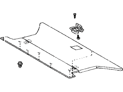 Lexus 58410-48040-B1 Board Assembly, Deck