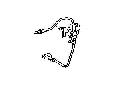 Lexus 77030-48020 Lock Assembly, Fuel Lid