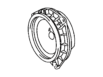 Lexus 86160-0E080 Speaker Assy, Rear