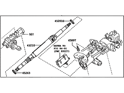 2006 Lexus RX330 Steering Column - 45250-48060