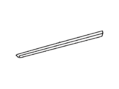 Lexus 75731-48030-J1 Moulding, Front Door, Outside RH