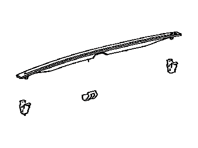 Lexus 55981-48020-B0 Garnish, Defroster Nozzle, NO.1